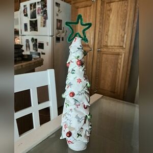 Pretty Handmade Christmas Tree 15" Tall